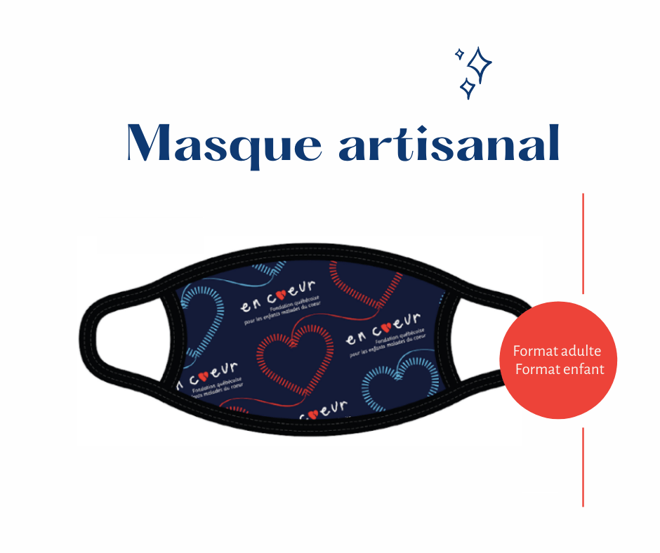 Visuel des masques offerts par la fondation