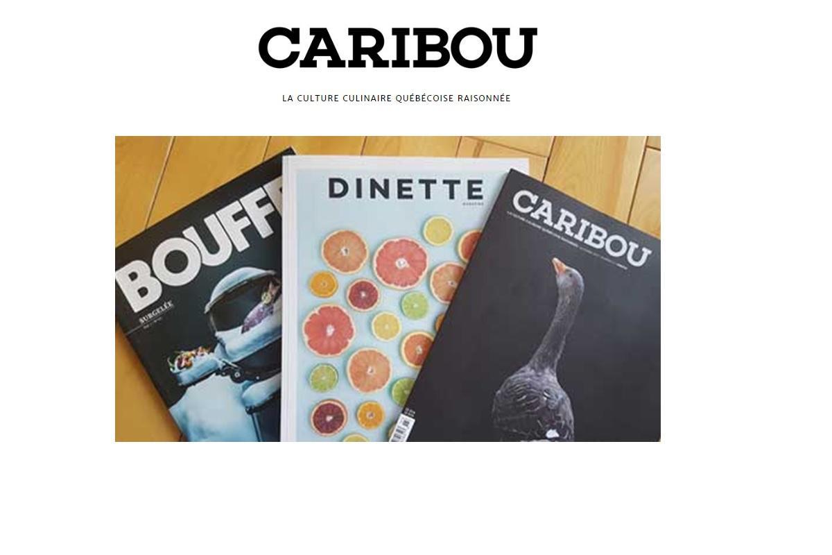 Magazine culinaire Caribou